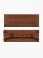 Brown Silk Headwrap Headband