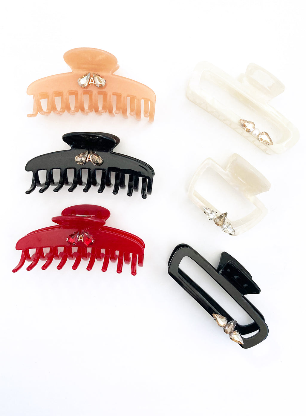 Embellished Acetate Hair Claw