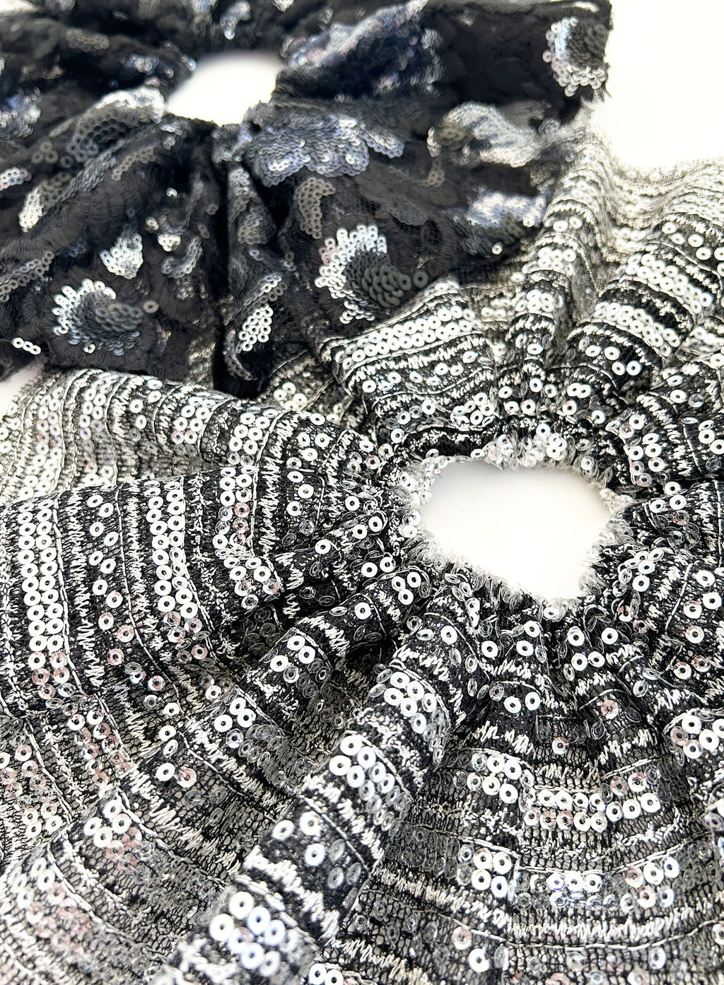 Oversized Sequin Scrunchie