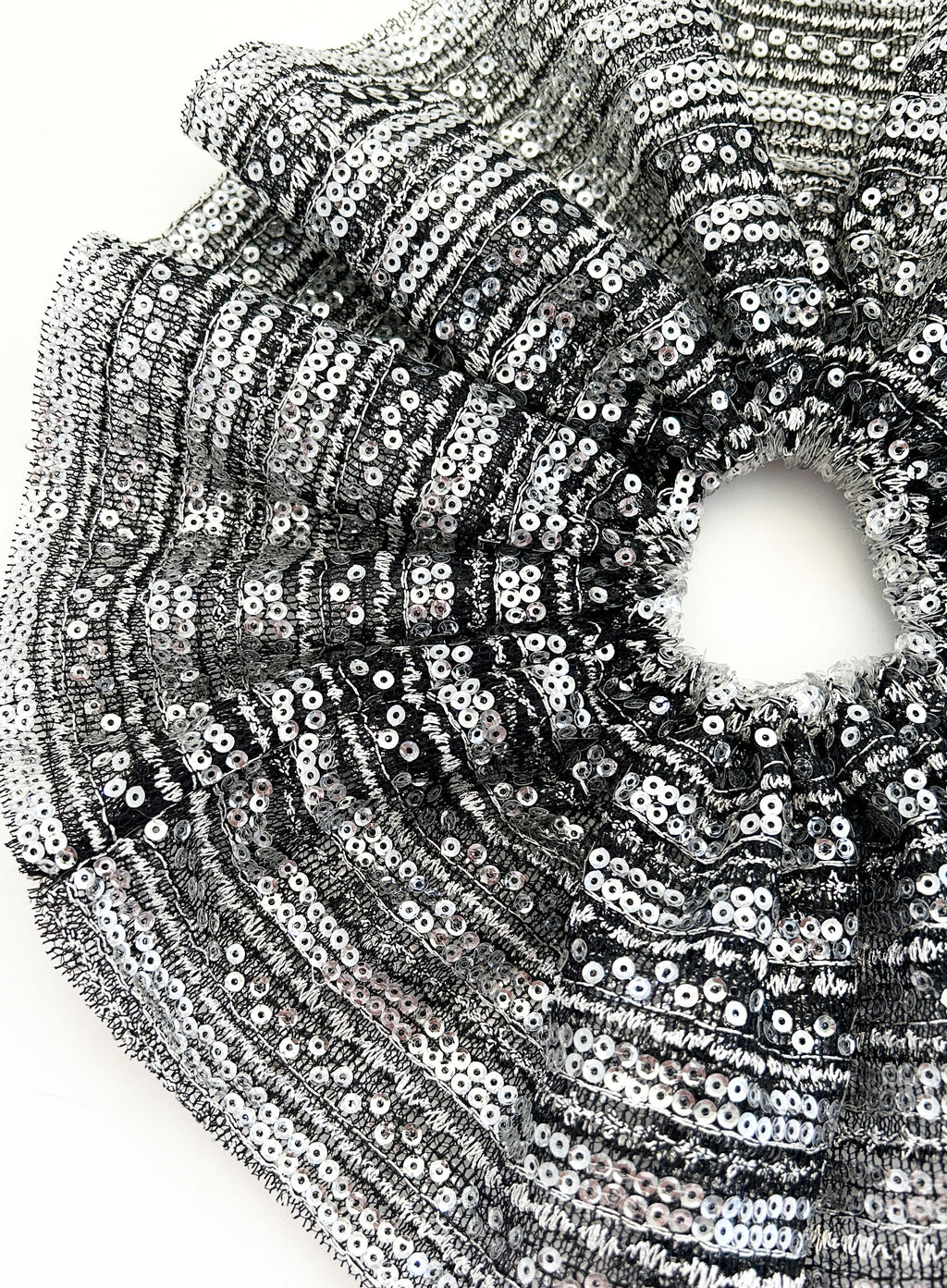 Oversized Sequin Scrunchie