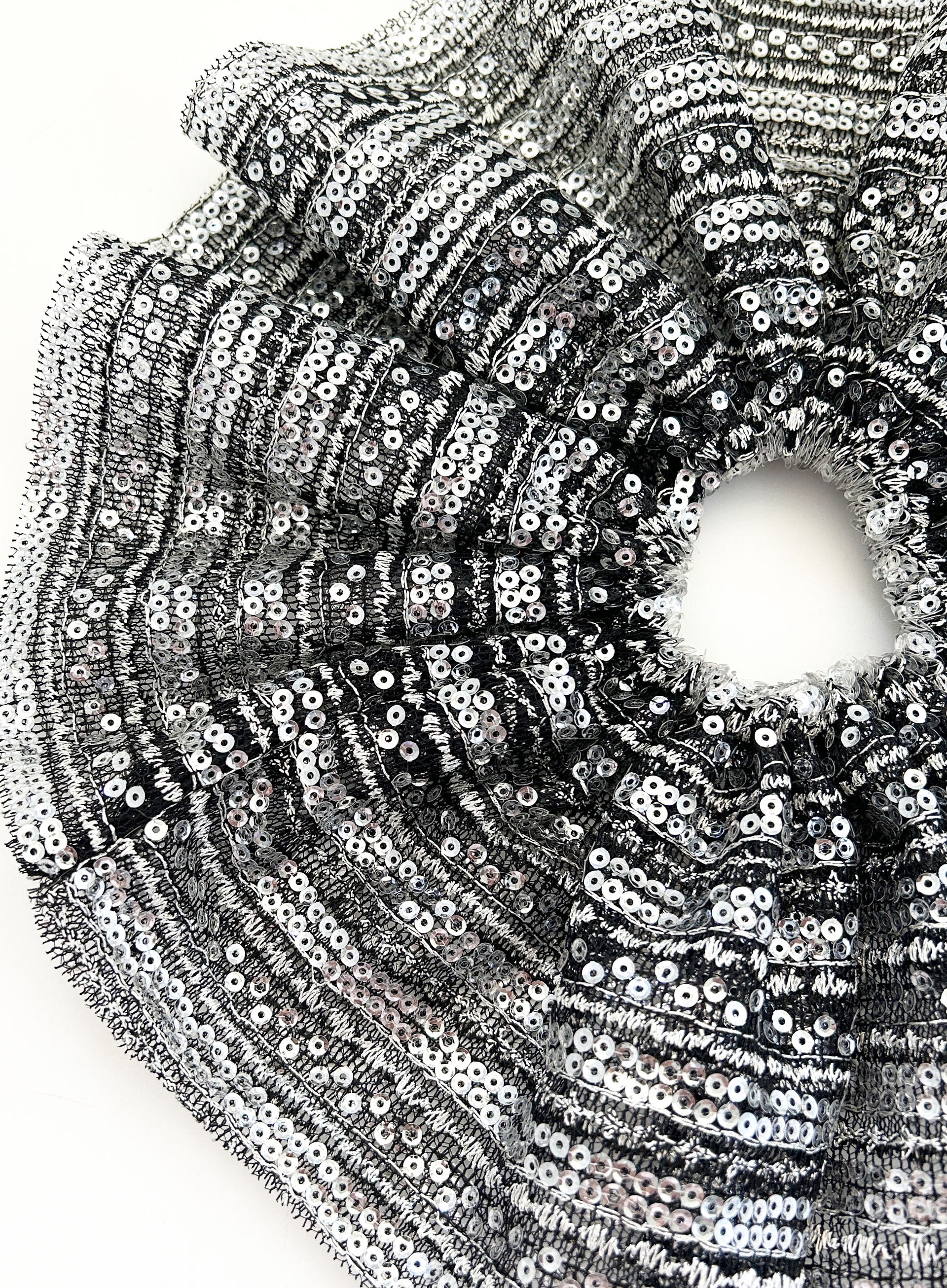 Oversized Sequin Scrunchie