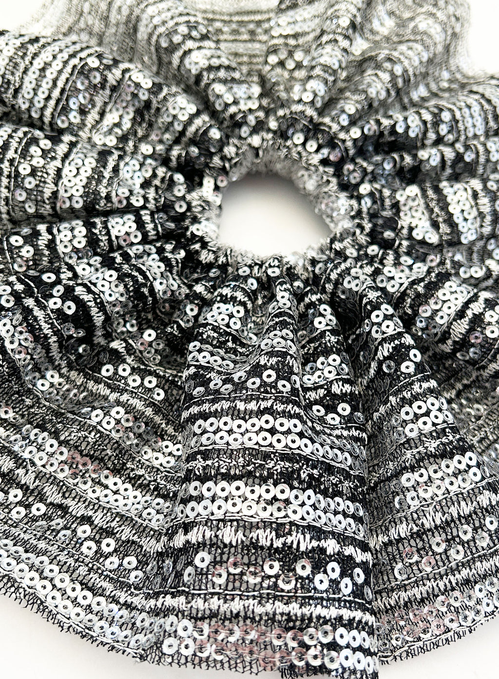 Oversized Sequin Scrunchie