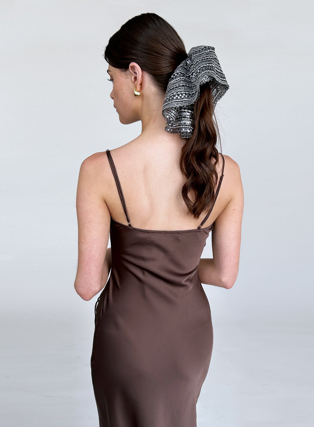 Oversized Sequin Scrunchie