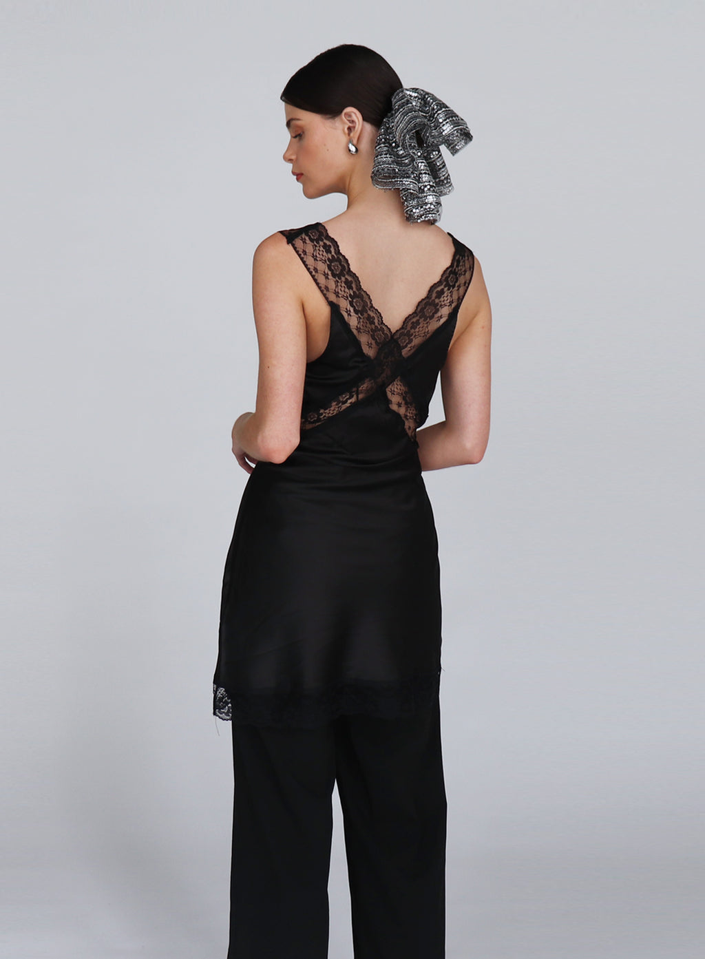 Oversized Sequin Scrunchie