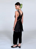 Green Oversized Silk Scrunchie