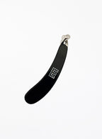Caran Acetate Banana Clip - Nero Initial E