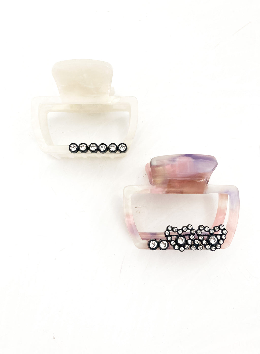 Embellished Acetate Hair Claw