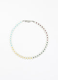 white jade natural stones necklace