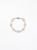 Rose Quartz Pearl Bracelet