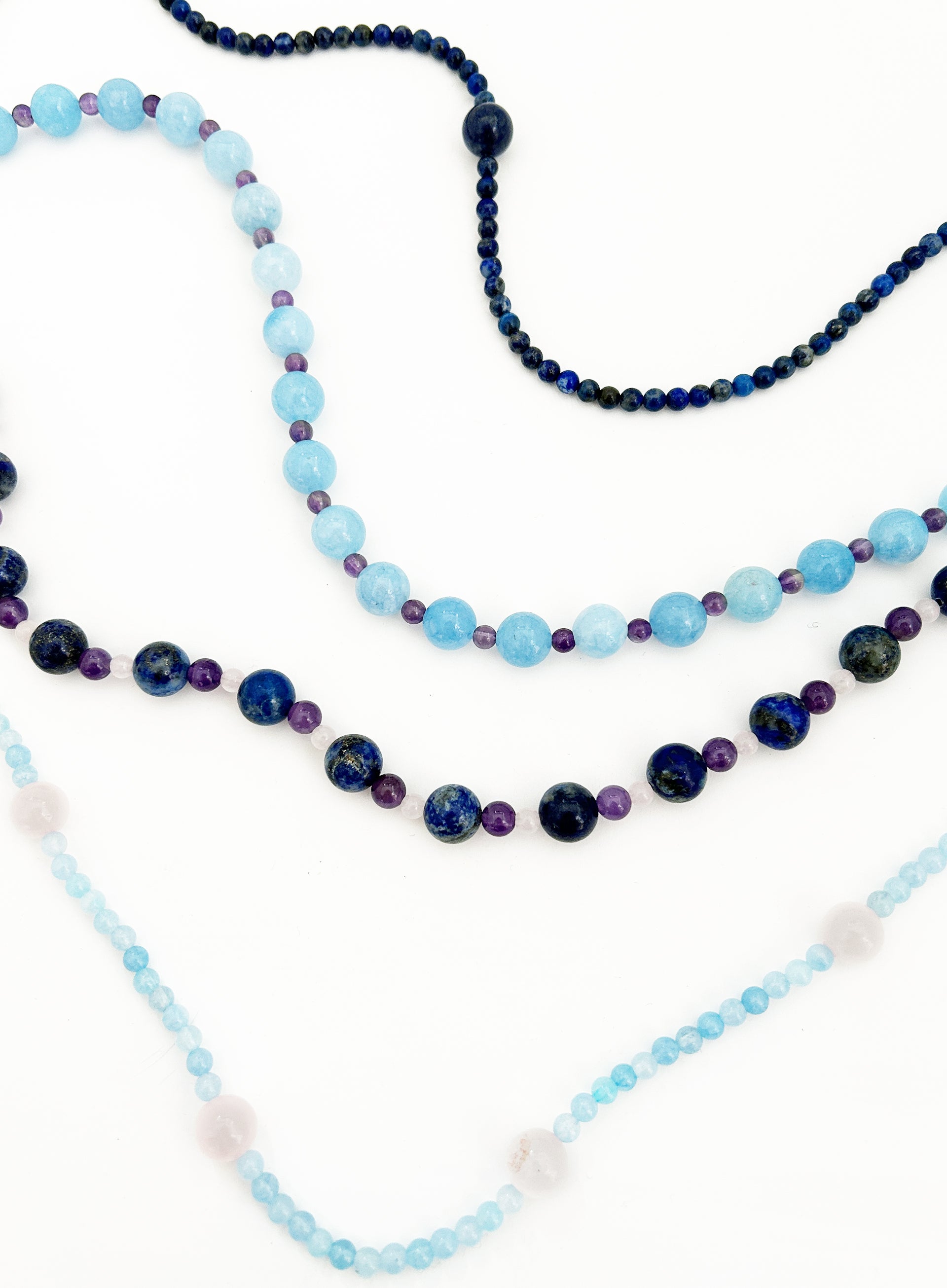 sodalite mix stones collar necklace