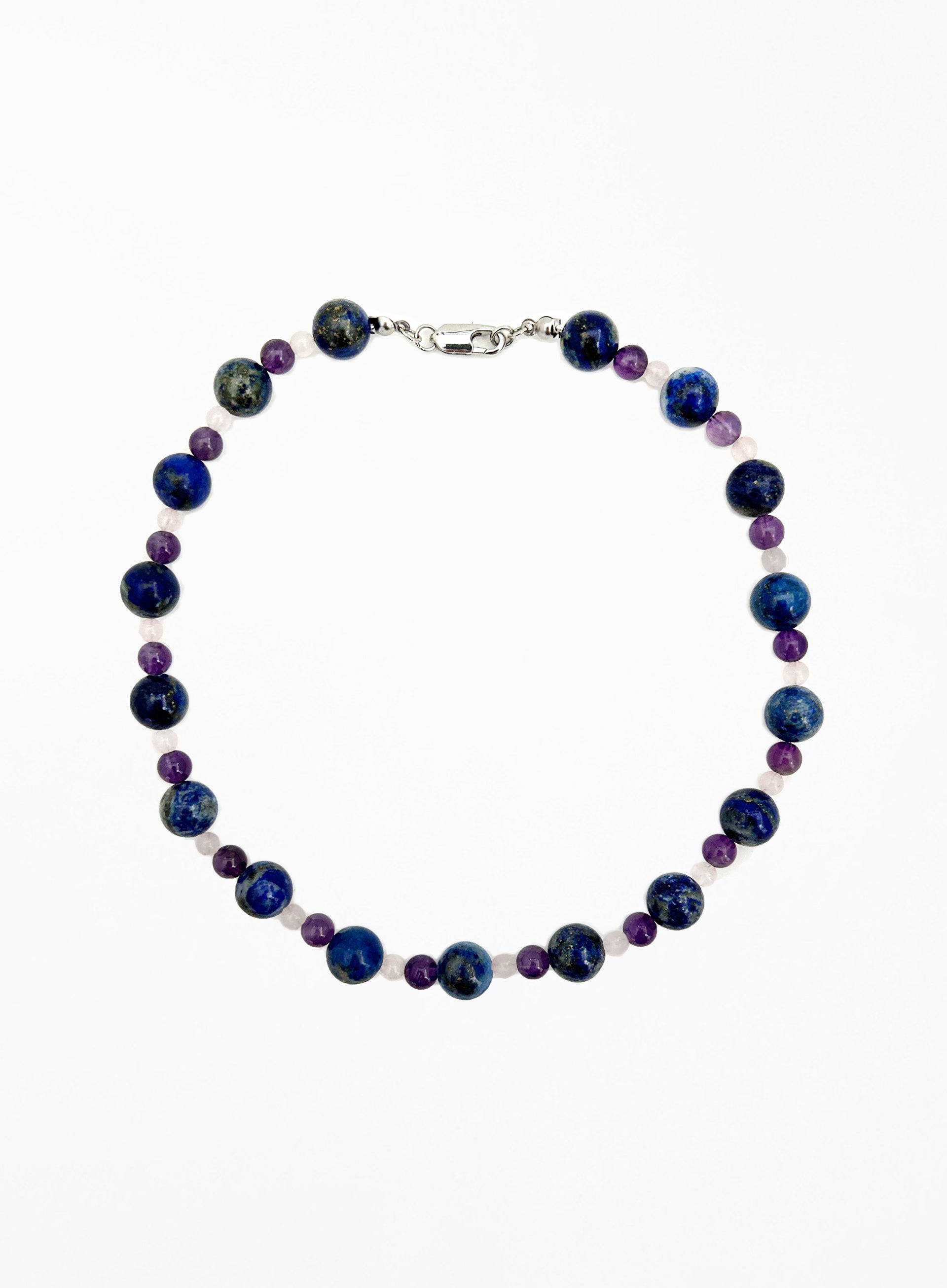 sodalite mix stones collar necklace