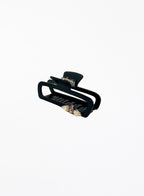 Zumia Embellished Cellulose Acetate Hair Claw - Nero