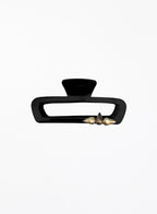 Zumia Embellished Cellulose Acetate Hair Claw - Nero