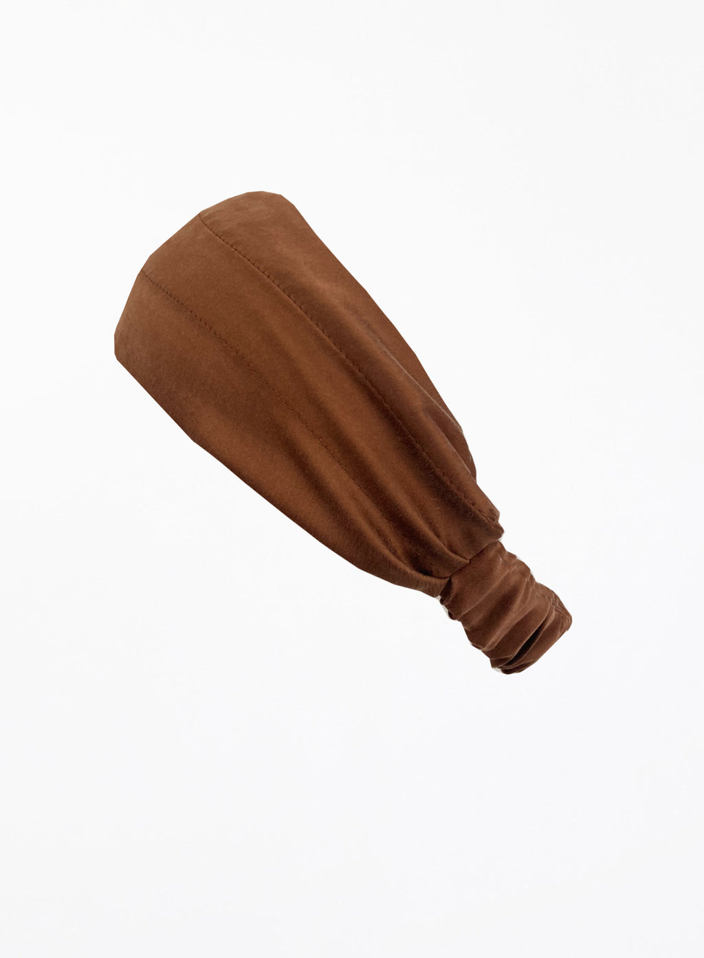 Brown Silk Headwrap Headband