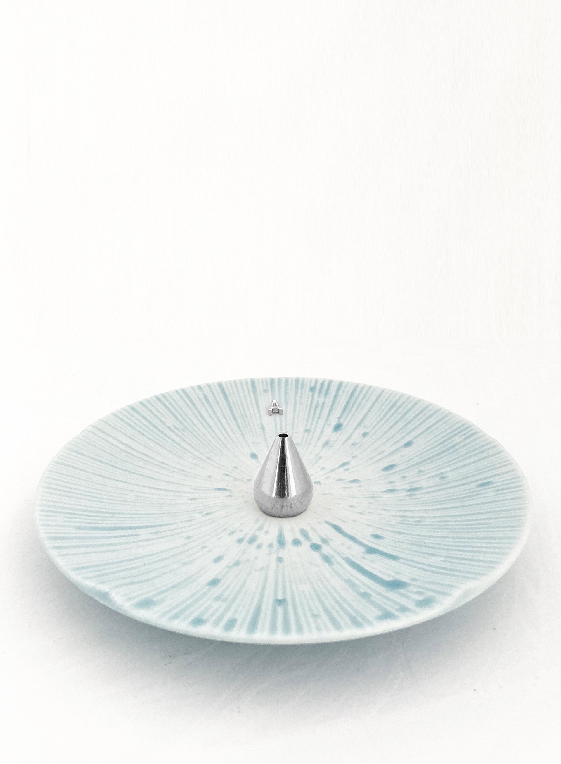 Luciena Ceramic Incense Holder - Azure Silver