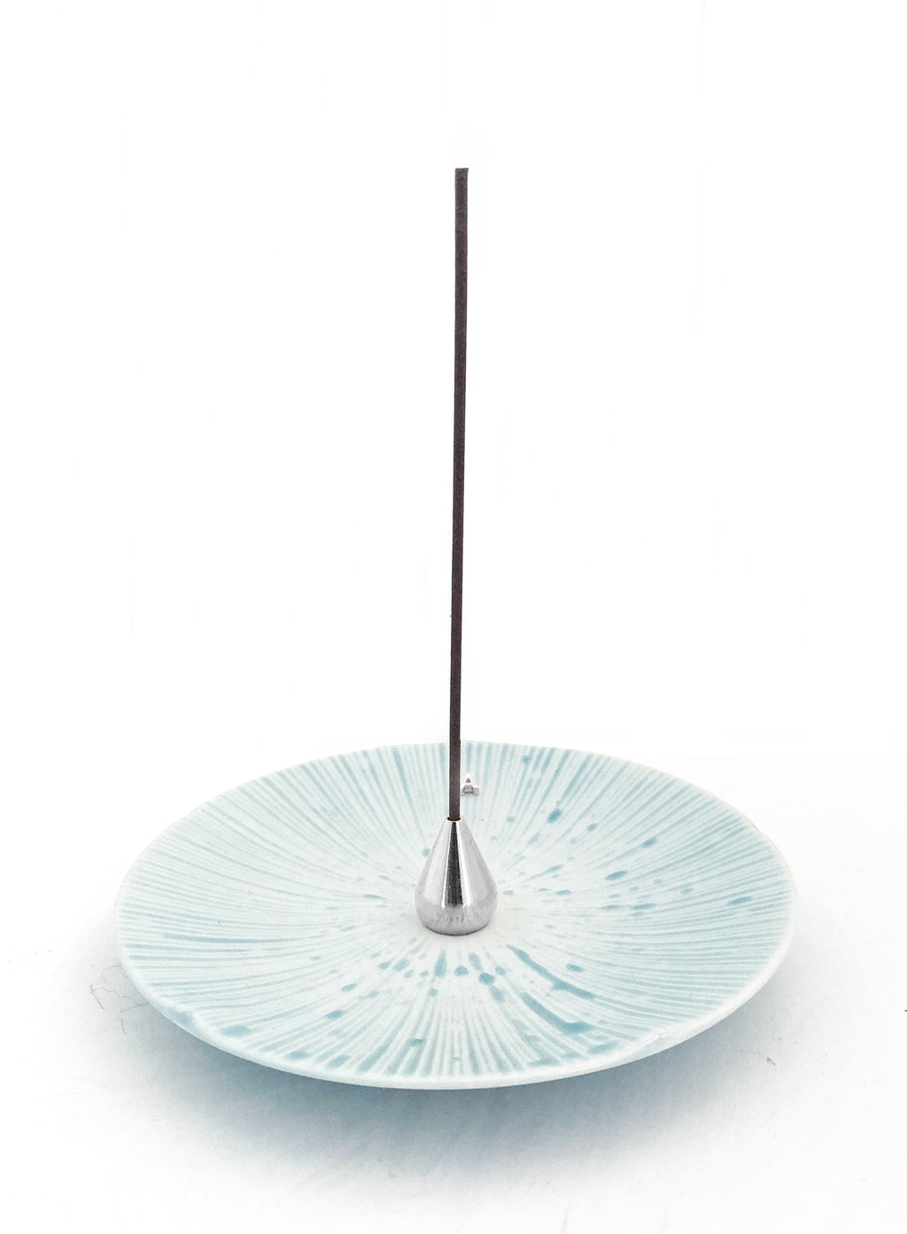 Luciena Ceramic Incense Holder - Azure Silver