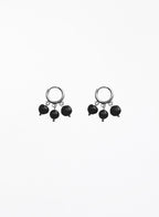 Trinity Black Pearl Earrings