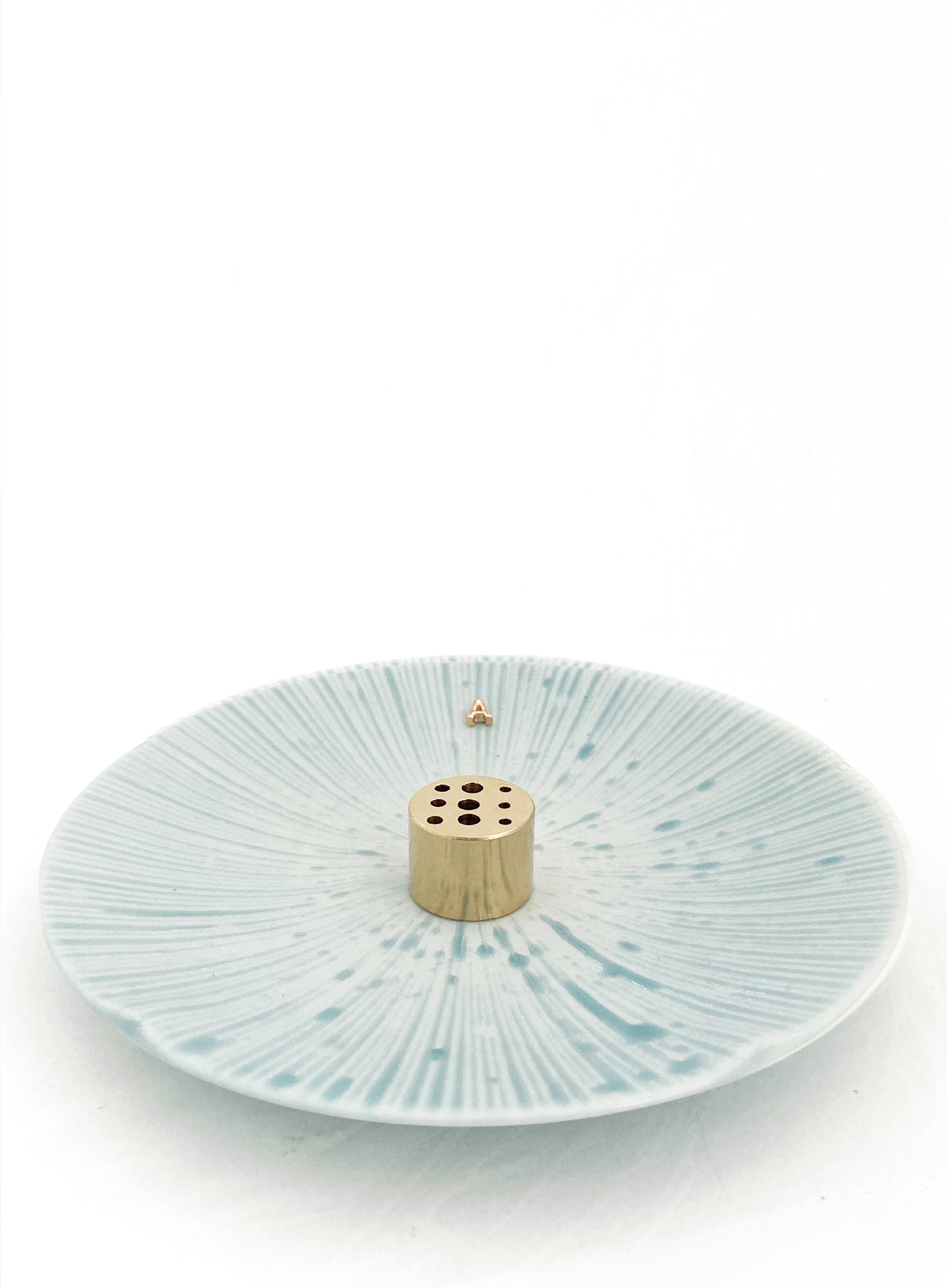 Blue Ceramic Incense Holder 