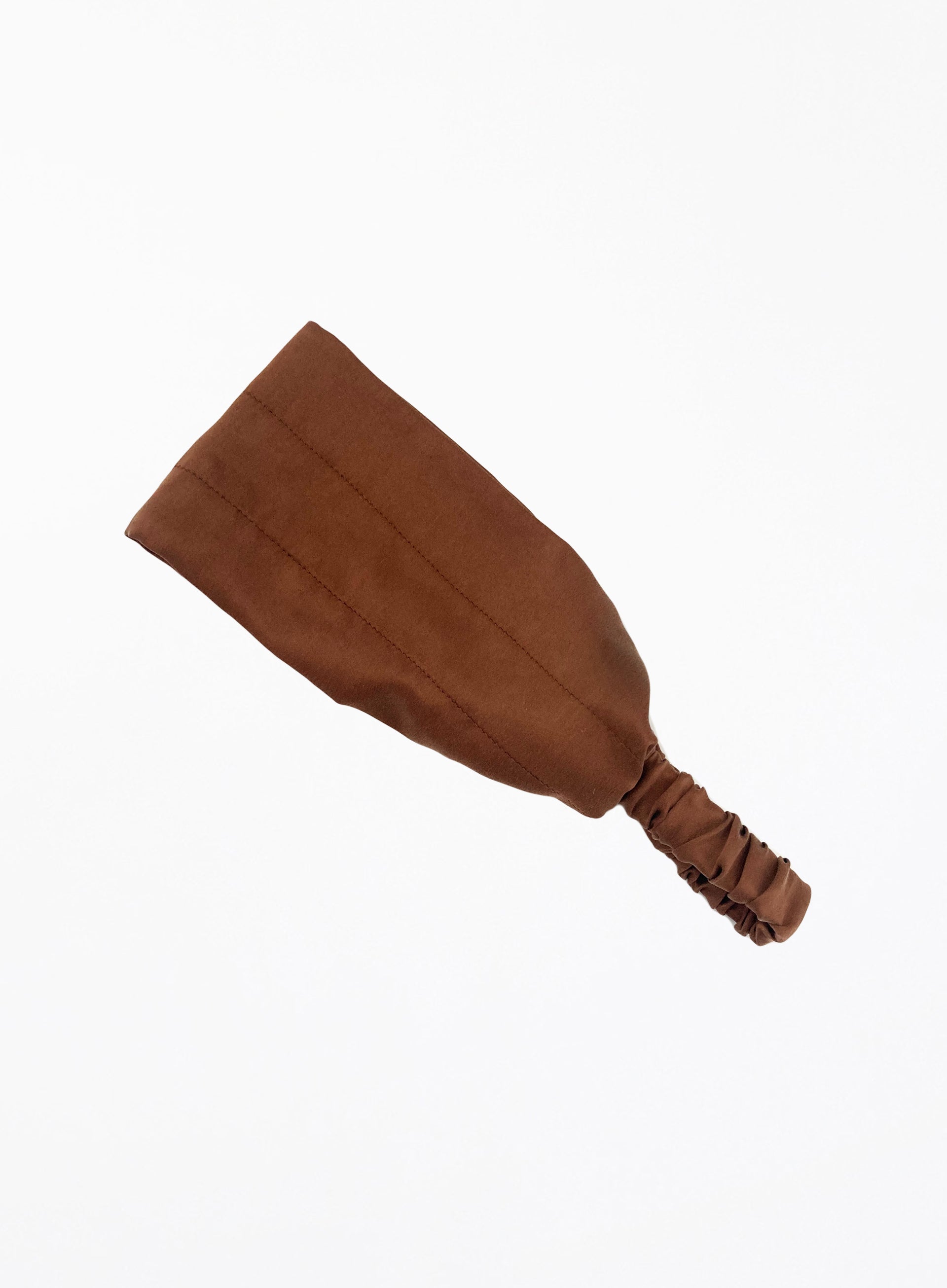 Brown Silk Headwrap Headband