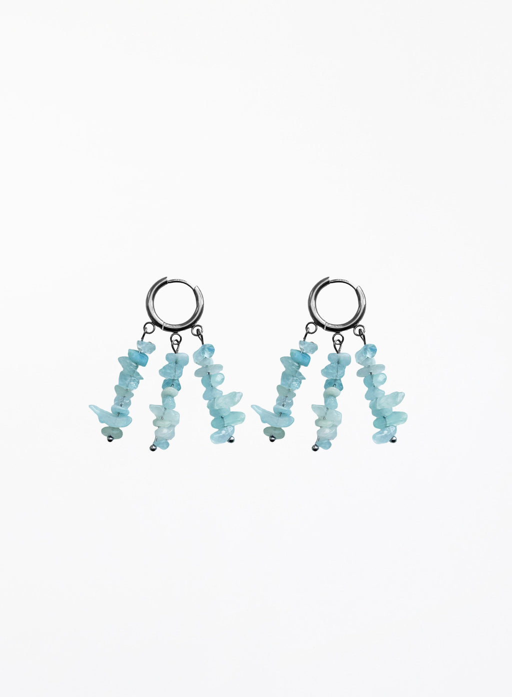 Valrian Trio Aquamarine Earrings