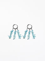 Valrian Trio Aquamarine Earrings