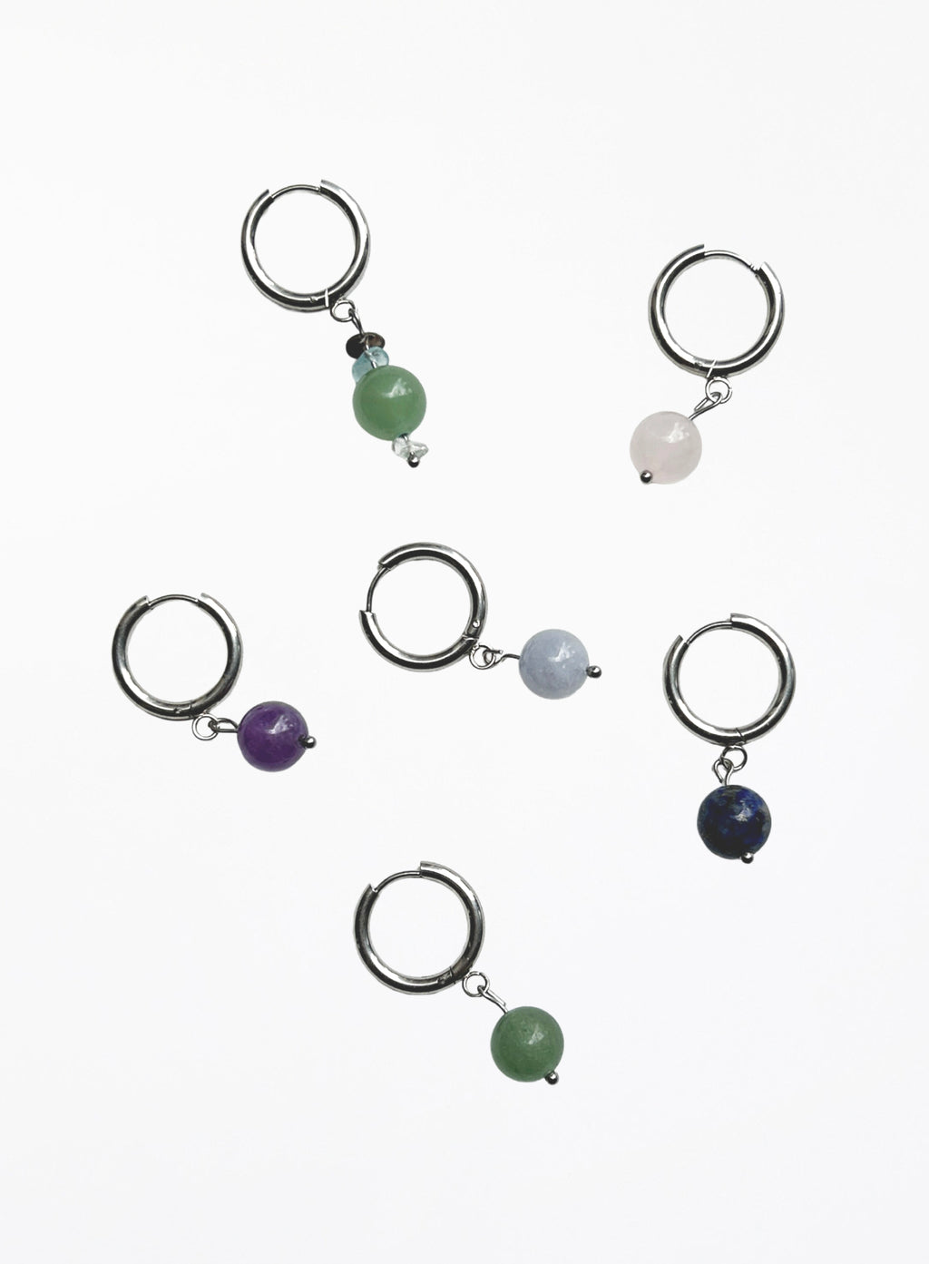 Tisi Sodalite Hoop Earrings