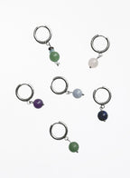 Tisi Sodalite Hoop Earrings