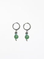 Plasir Mix Stones Hoop Earrings
