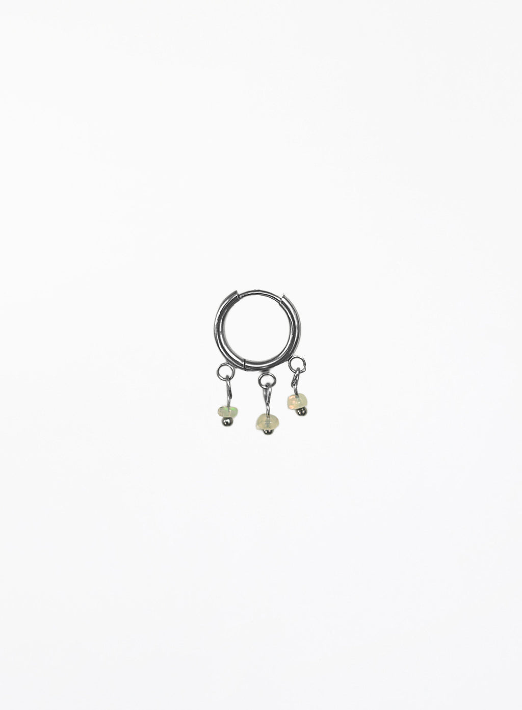 Barbau Opal Clear Quartz Earrings Stack