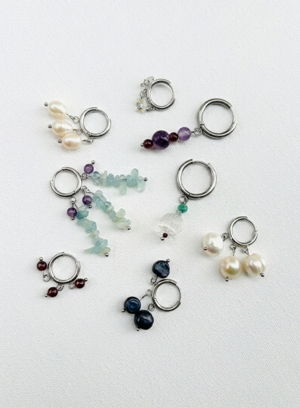 Tusse Trio Pearl Earrings