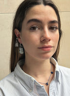 Valrian Trio Aquamarine Earrings