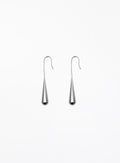 silver tear drop earrings
