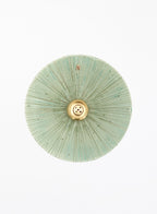 Green Ceramic Incense Holder 