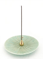 Green Ceramic Incense Holder 