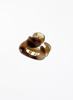 Brown Acetate Hair Claw