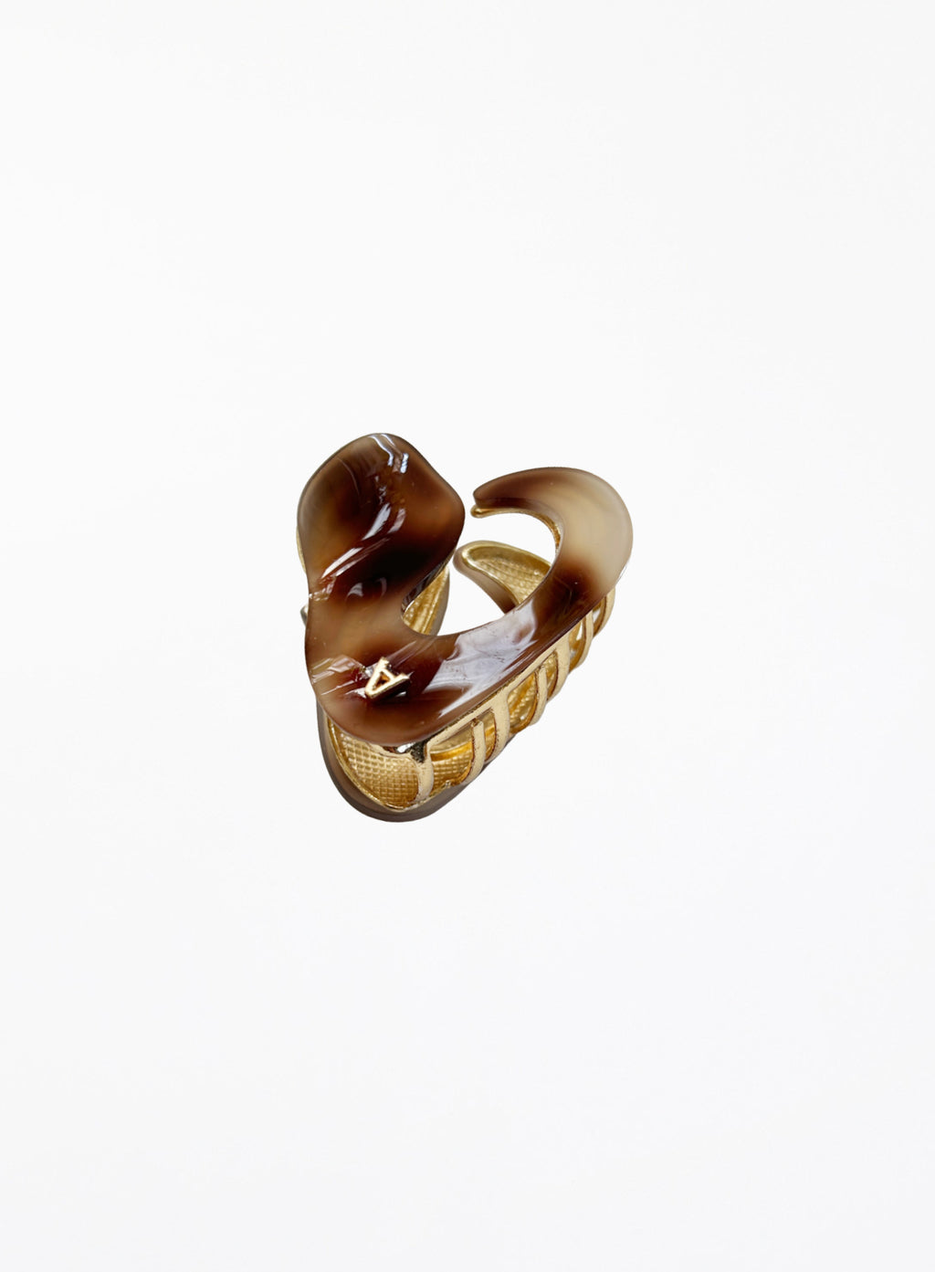 Brown Acetate Hair Claw