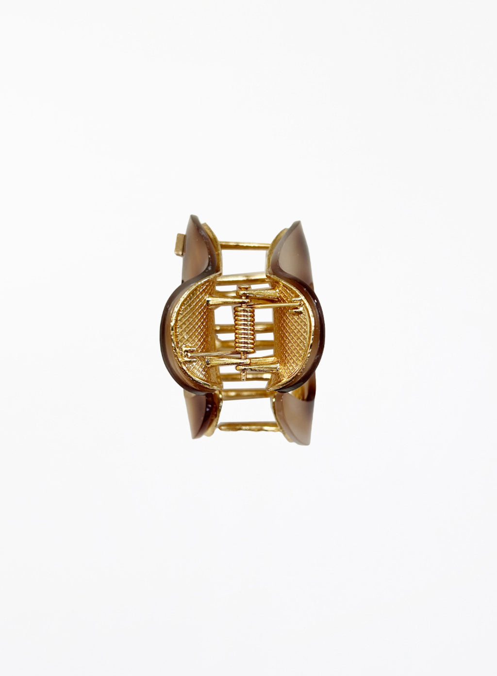 Brown Acetate Hair Claw