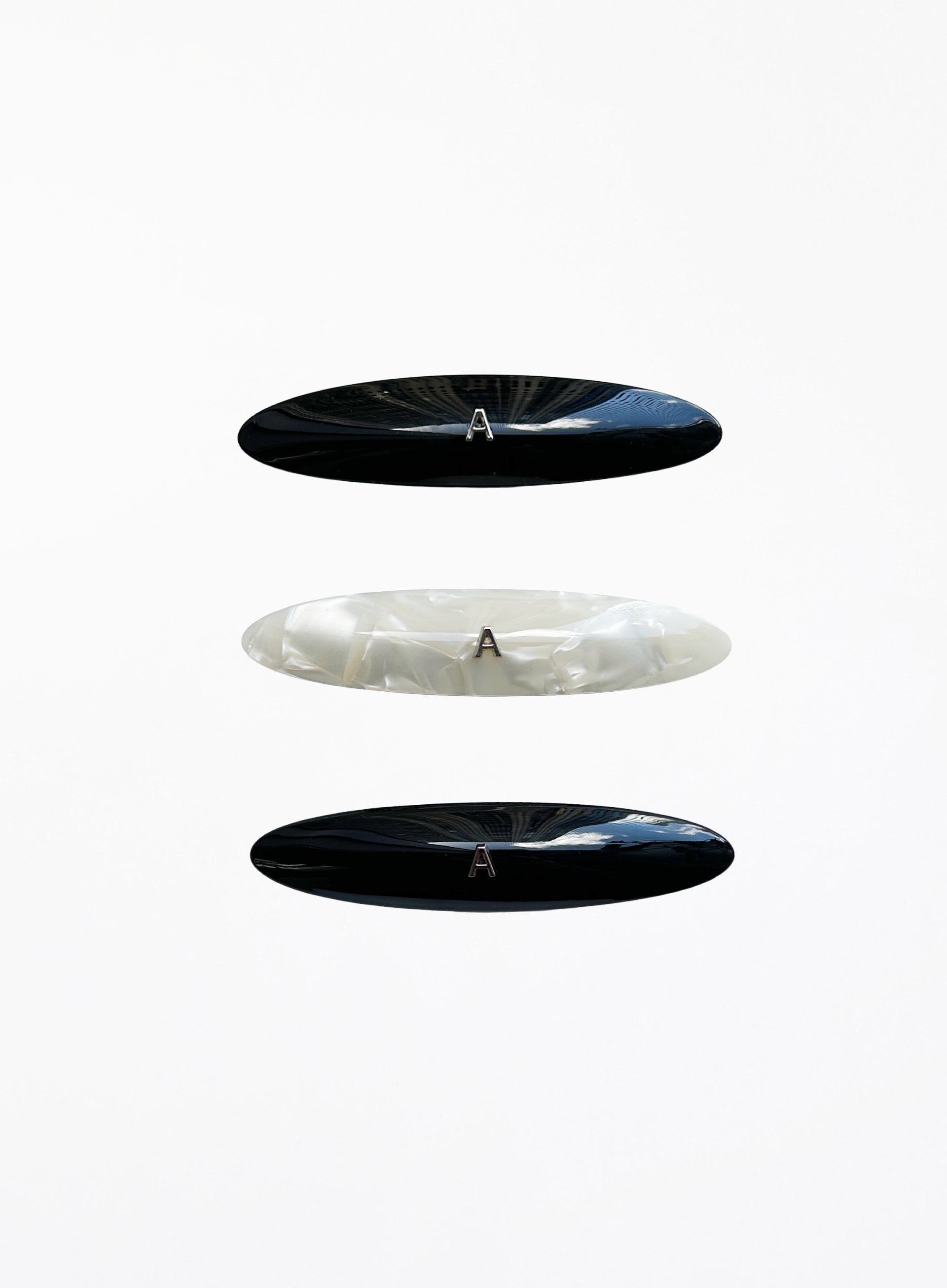 Hos Acetate Barette - Pearl