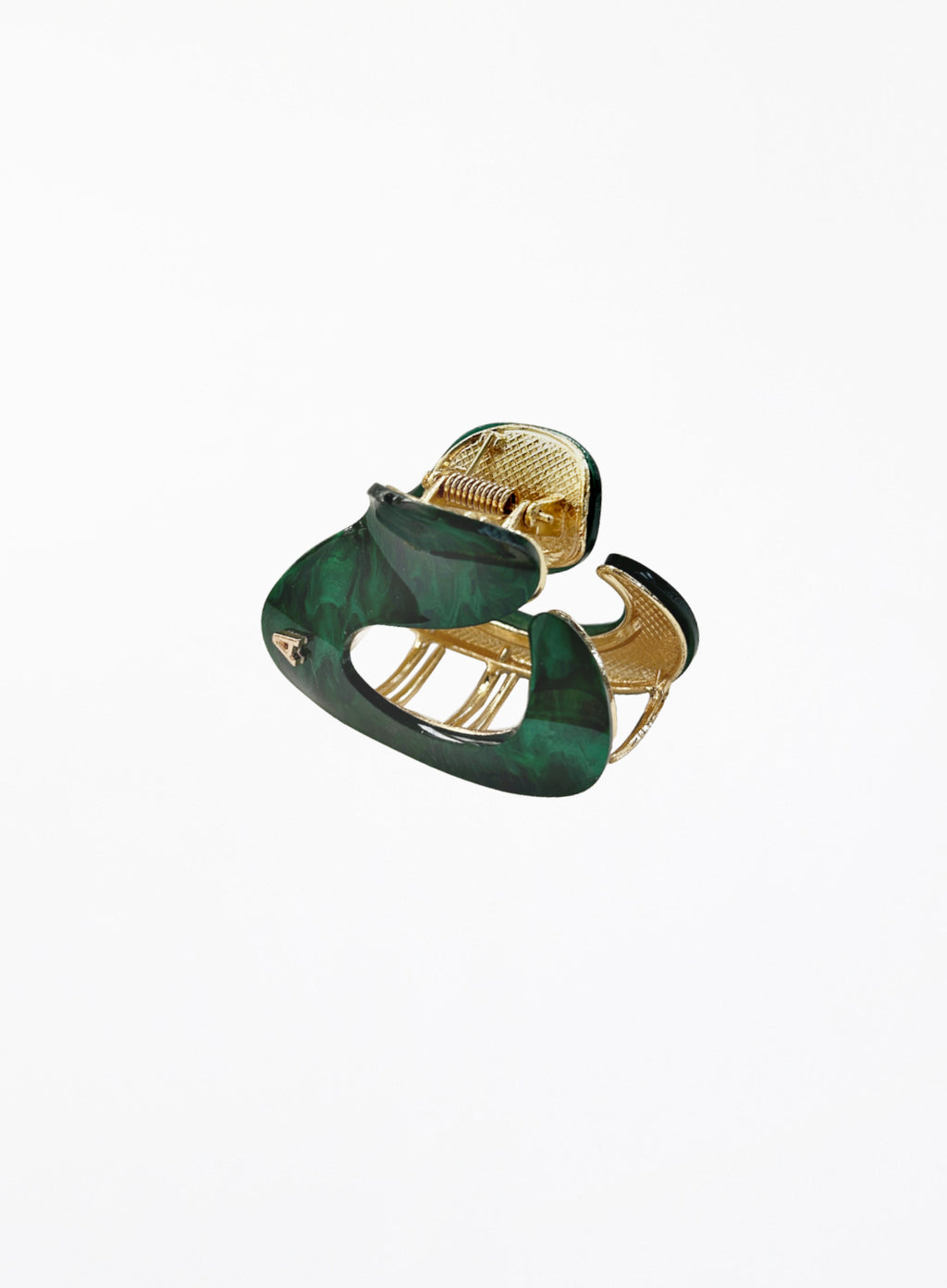 Green Acetate Hair Claw