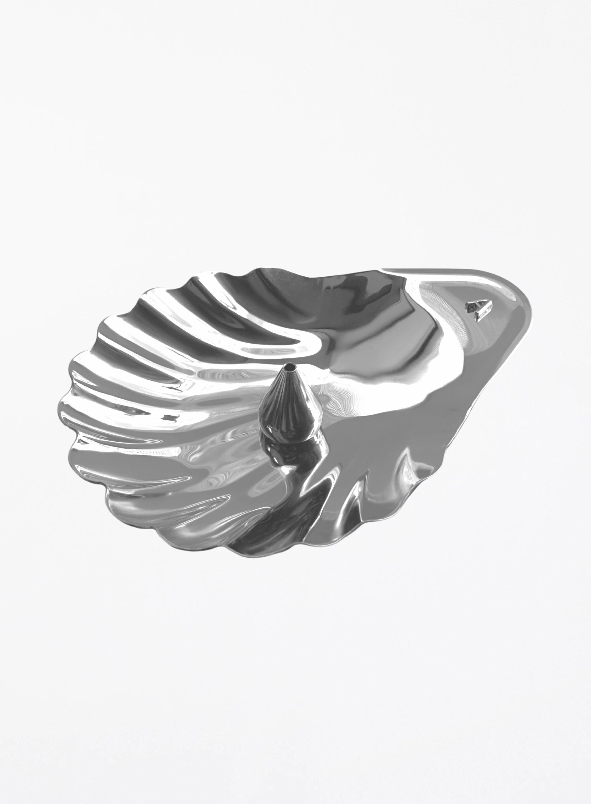 Ruffo Stainless Steel Shell Incense Holder