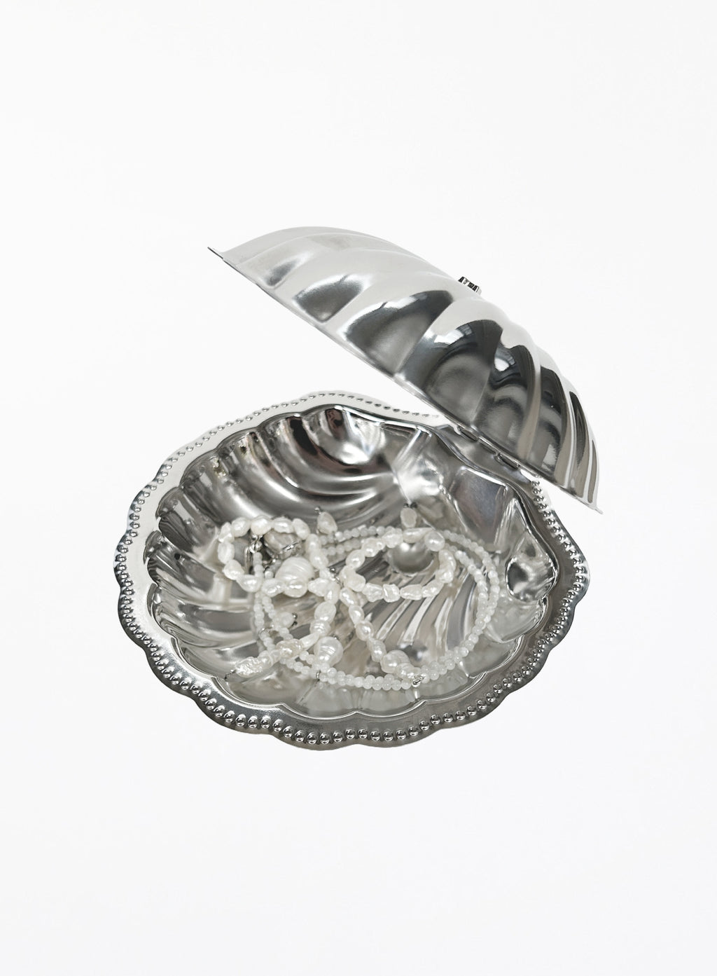 Peiner stainless steel shell trinket box