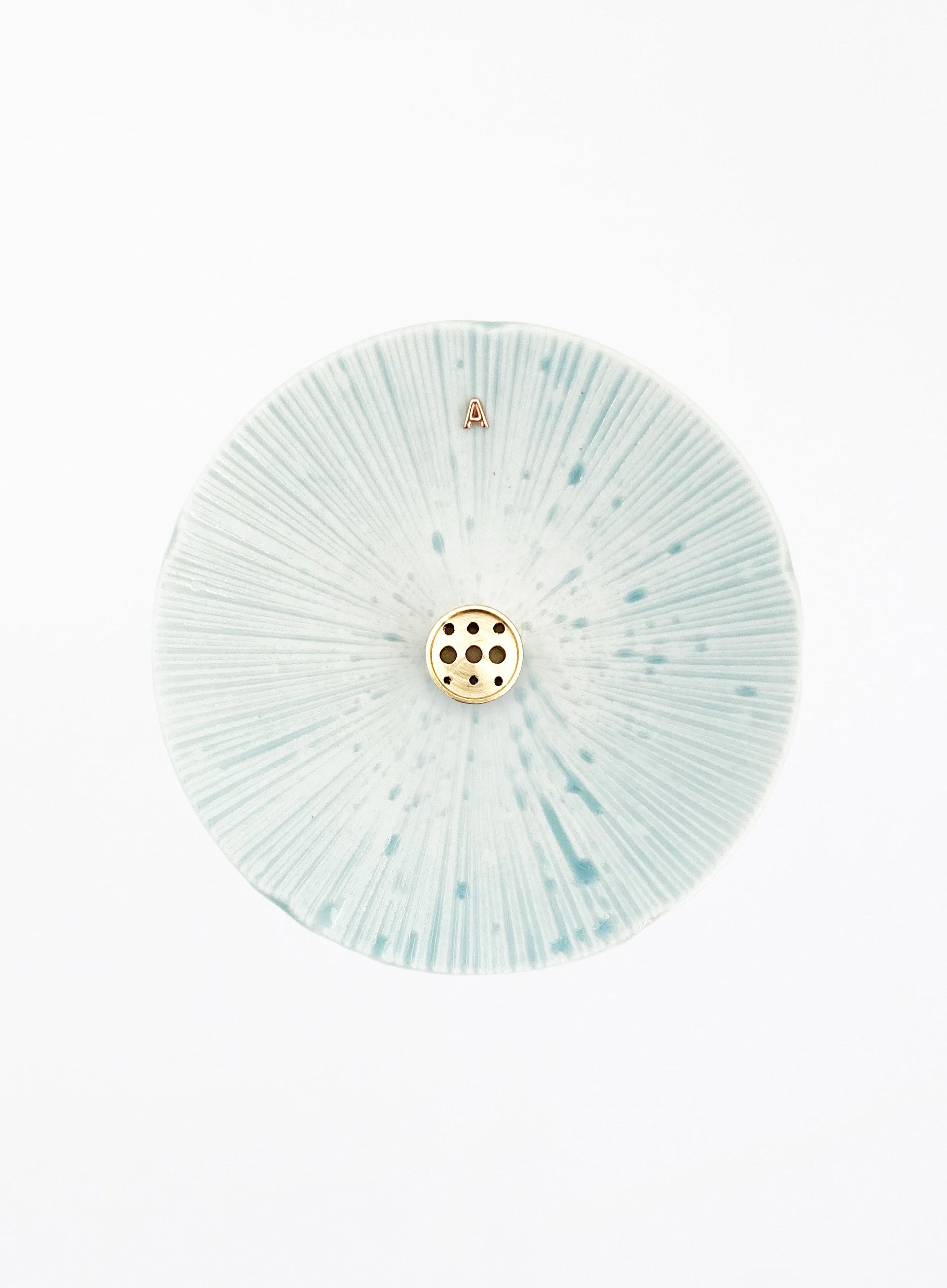 Blue Ceramic Incense Holder 