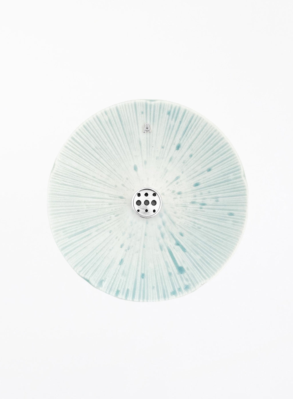 Tilly Ceramic Incense Holder - Azure Silver