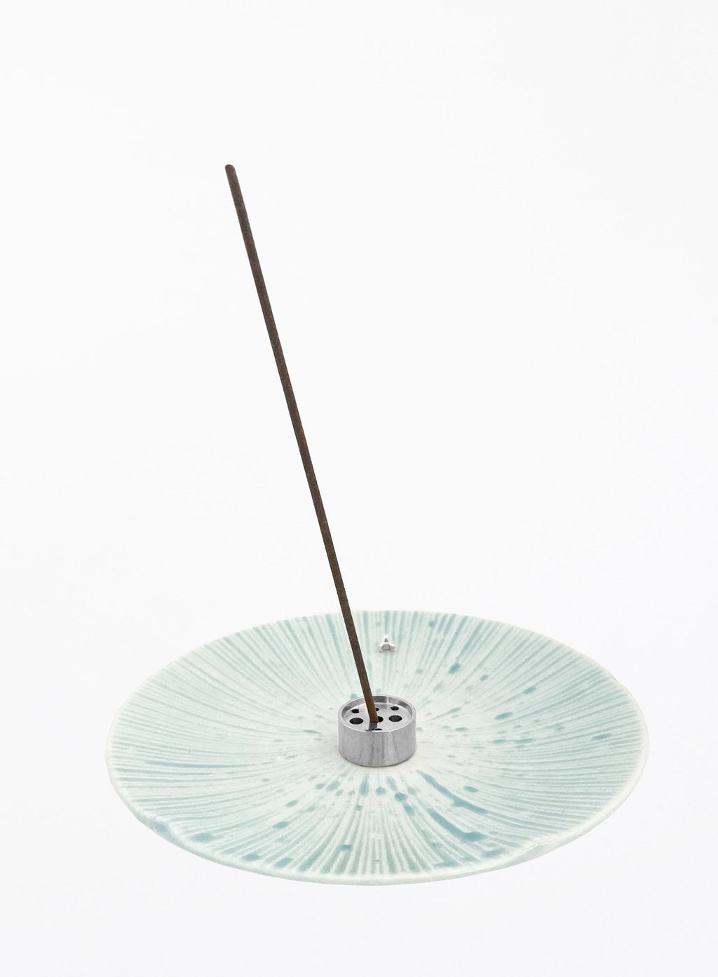 Tilly Ceramic Incense Holder - Azure Silver