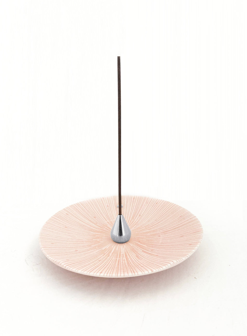Luciena Ceramic Incense Holder - Rose Silver