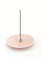 Luciena Ceramic Incense Holder - Rose Silver