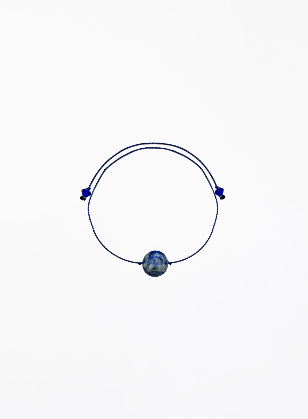 sodalite silk cord bracelet