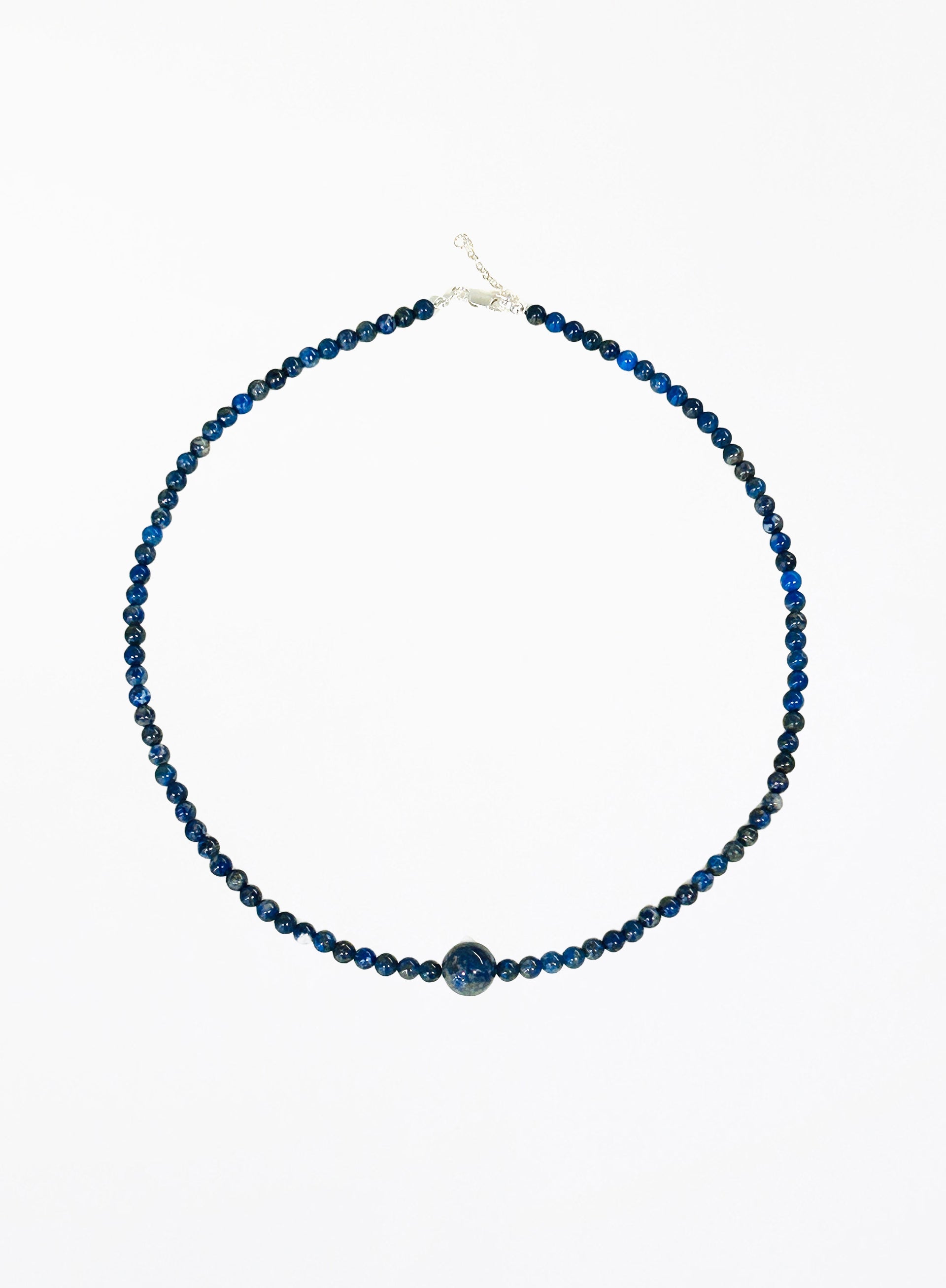 sodalite beaded collar necklace