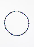 amethyst sodalite beaded collar necklace