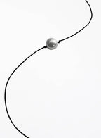 pearl silk cord bracelet